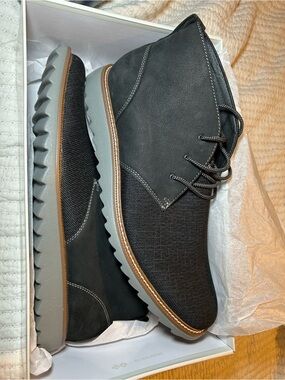 Men's J.Murphy Charcoal Duncan Chukka Boot - Sleek Lace-Up Casual